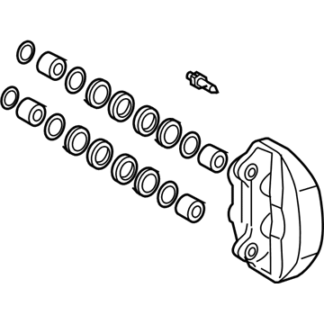 Lexus 47730-0W040 Front Passenger Disc Brake Cylinder Assembly