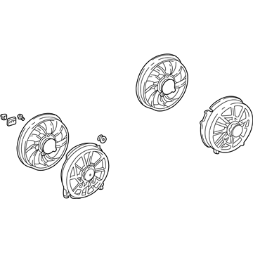 Ford 5F1Z-8C607-B Fan Assembly