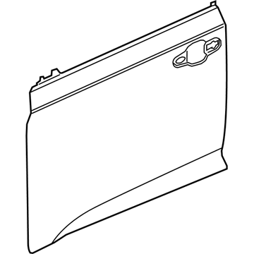 Honda 67151-TVA-315ZZ SKIN SET L, FR. DOOR