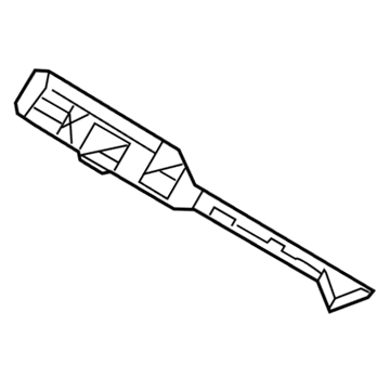 Honda 71598-TS8-A51 Spacer, L. RR. Bumper Side
