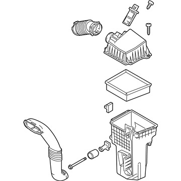 Ford BE8Z-9600-B Air Cleaner Assembly