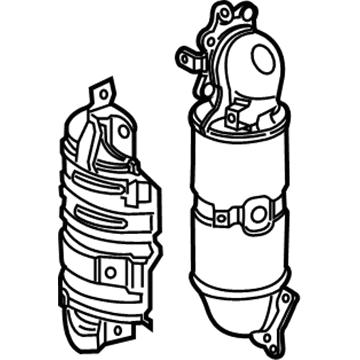 Honda 18150-6A0-L00 Converter Assembly