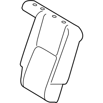 Lexus 71077-78020-A4 Rear Seat Back Cover Sub-Assembly, Right (For Separate Type)