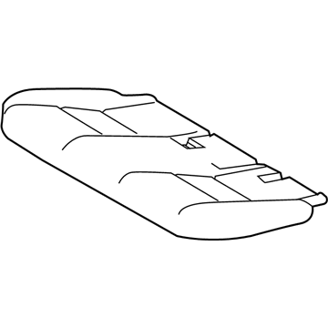 Lexus 71075-78121-C5 Rear Seat Cover Sub-Assembly