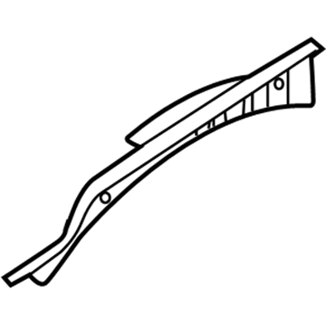 BMW 41-11-7-044-657 Supporting Strut, Whl House, Interior Left