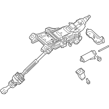 Ford H2GZ-3C529-F Column Assembly