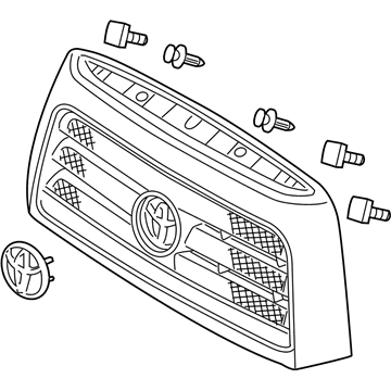 Toyota 53100-0C151 Grille Assembly