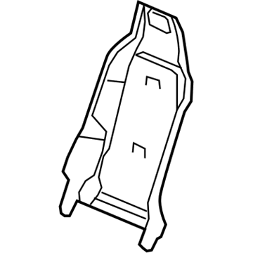 GM 88993602 Frame Asm, Driver Seat Back Cushion (W/Side Air Bags Bracket)