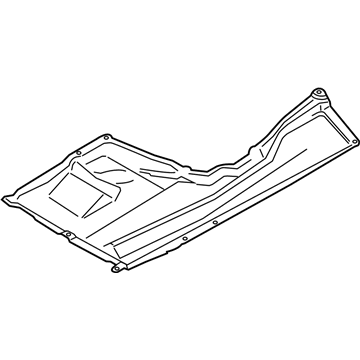 BMW 51-75-7-241-829 Underbody Panelling, Middle Left