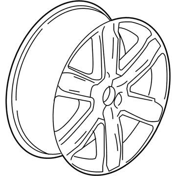 GM 22996320 Wheel, Alloy