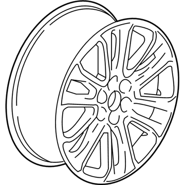 GM 84148610 Wheel, Alloy