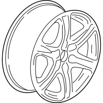 GM 22996312 Wheel, Alloy