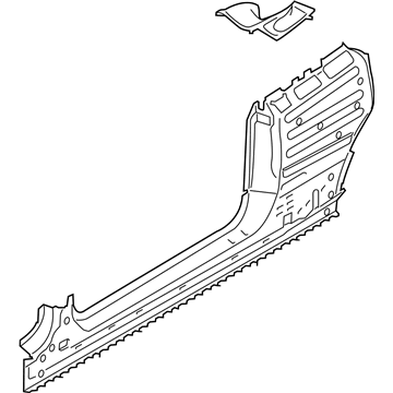 BMW 41-21-7-347-011 Left Interior Side Frame