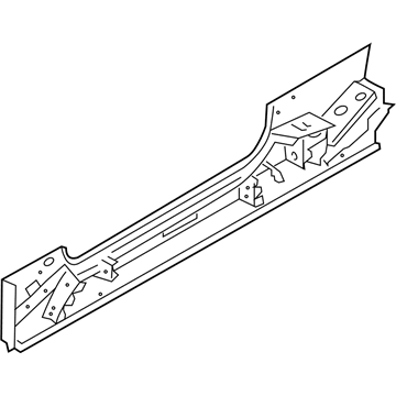 BMW 41-21-7-346-965 SIDE MEMBER, INNER LEFT