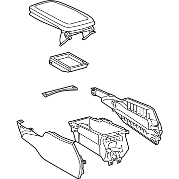 Lexus 58810-30A22-B0 Box Assembly, Console