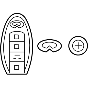 Infiniti 285E3-1LA5A Switch Assy-Smart Keyless
