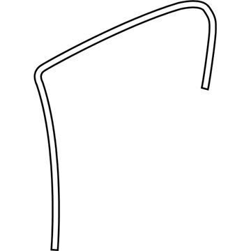 GM 13290338 Weatherstrip, Rear Side Door Window