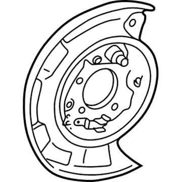 Lexus 46503-06030 Plate Sub-Assembly, Park