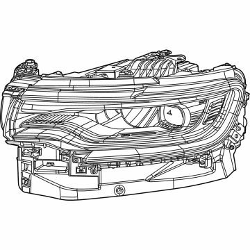 Mopar 68406241AB HEADLAMP