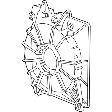 Honda 19015-RV0-A01 Shroud