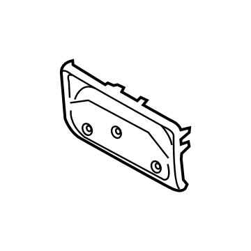 Ford D2BZ-17A385-AA License Bracket