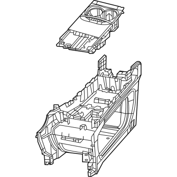 Mopar 7FA51DX9AA Console-Floor Console