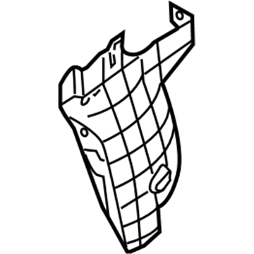 Nissan 93830-ZR00A Panel, MUDGUARD R