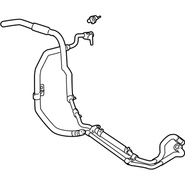 Lexus 44410-60593 Power Steering Pressure Feed Tube Assembly