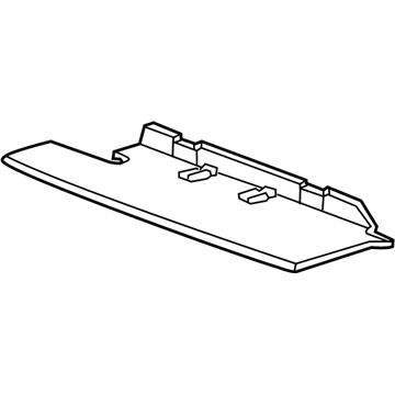 GM 25755381 Lower Baffle