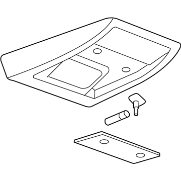 GM 15911919 Console Asm-Roof *Gray