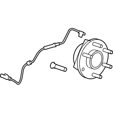 GM 84356642 Front Wheel Bearing (W/ Bearing & Wheel Speed Sensor)