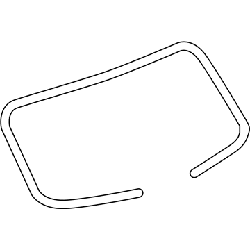 GM 96832311 Weatherstrip, Lift Gate Window