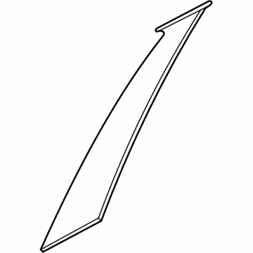 Nissan 802D2-6LE0A Cover Front Door Sash, RH