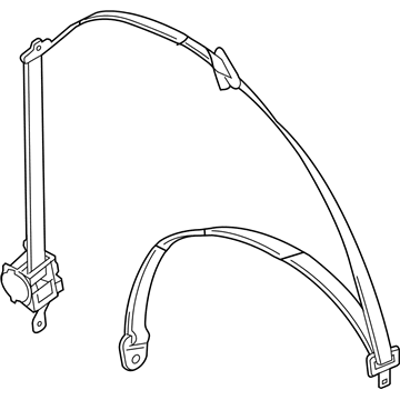 GM 96866944 Belt & Retractor