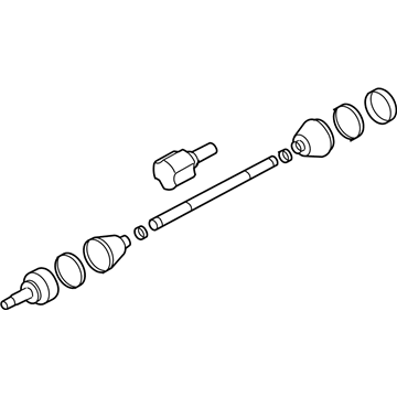 Ford 8S4Z-3B437-B Shaft & Joint Assembly