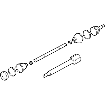 Ford 8S4Z-3B436-B Shaft & Joint Assembly