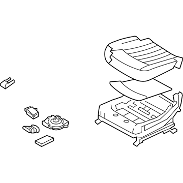 Kia 882003T610KBL Cushion Assembly-Front Seat