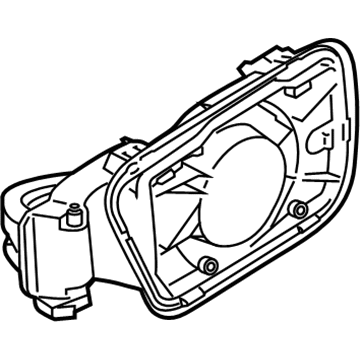 BMW 51-17-7-358-843 Cover Housing Charging Socket