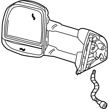 Ford 5C3Z-17683-EAA Mirror Assembly