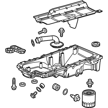 GM 12696686 Oil Pan