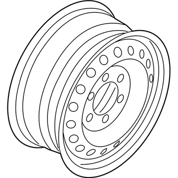 Ford KB3Z-1015-A Wheel, Steel