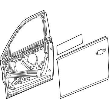 GM 22953622 Door Shell