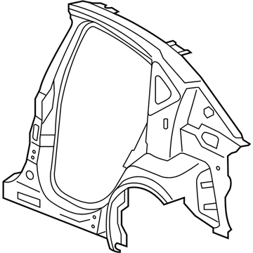 Mopar 68158888AB Reinforce-Body Side Aperture Rear