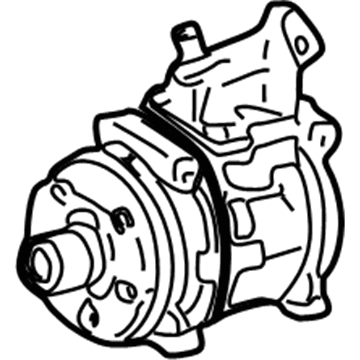 Toyota 88320-08010-84 REMAN Compressor Ass