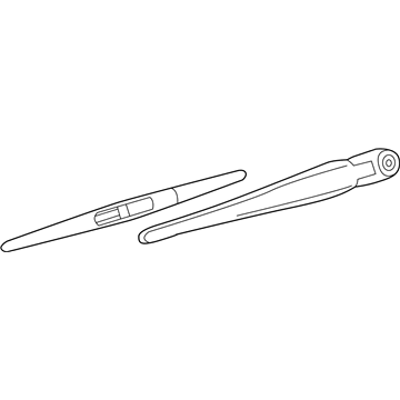 Nissan 28780-5SA0A Rear Window Wiper Arm Assembly