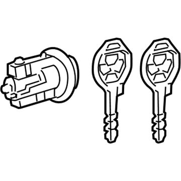 Toyota 69057-02360 Cylinder & Keys