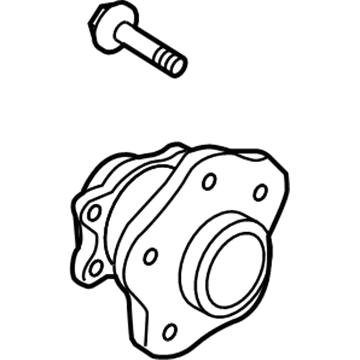 Nissan 43202-4BF0A Hub Assembly Rear