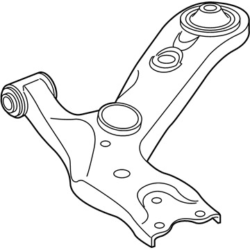 Lexus 48068-12300 Front Suspension Lower Control Arm Sub-Assembly, No.1 Right