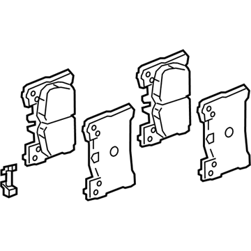 Lexus 04466-50180 Disc Brake Pad Kit