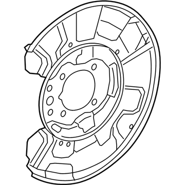 Toyota 46503-50080 Backing Plate